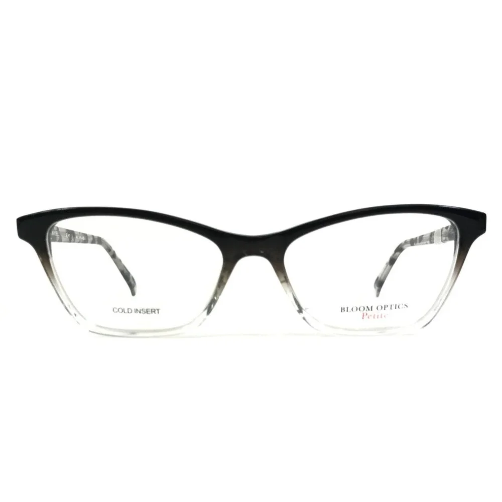 Bloom Optics Petite Eyeglasses Frames KAYLEE BLKF Black Fade Cat Eye 48-15-140